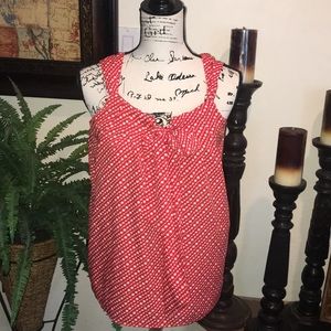 - Bananas republic coral top size small